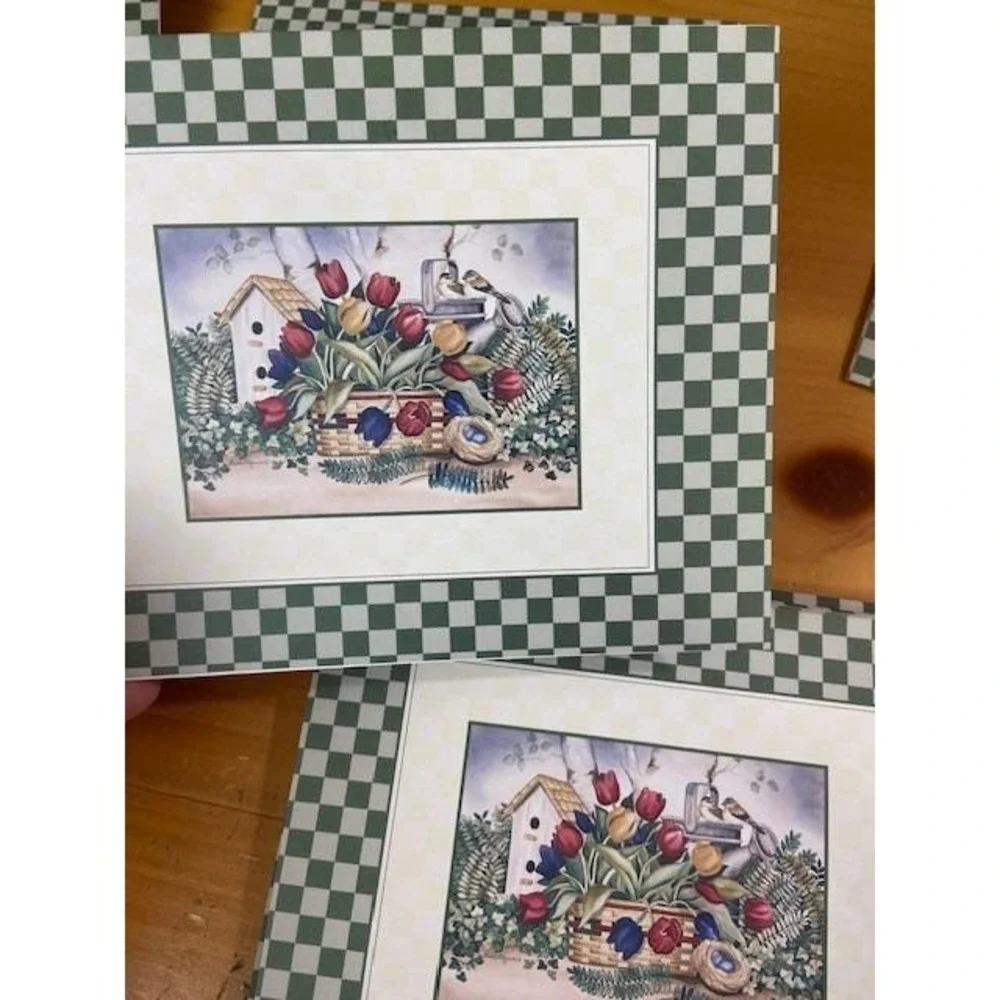 Laurie Korsgaden Seasons Spring 10 Assorted Note Cards Envelopes Portfolio 2003